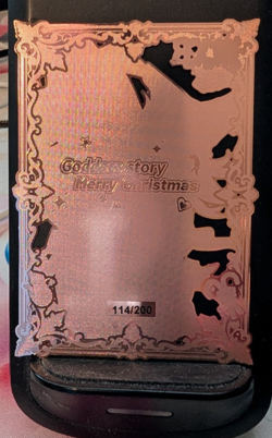 Dark Magician Girl 114/200 Waifu Gold Premium Metal Card Anime Goddess Story - Image 2