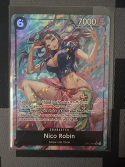 Nico Robin Alt Art OP12-087 Legacy of the Master One Piece Card - Image 1
