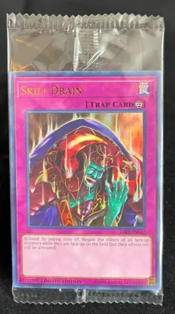 Skill Drain Promo Ultra Rare LART-EN012 Sealed Yugioh Trading Card Game - Image 1