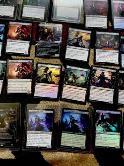 MTG LOT OF 89 total SWAMP CARDS 50 foil cards rares, special promo, - Image 1