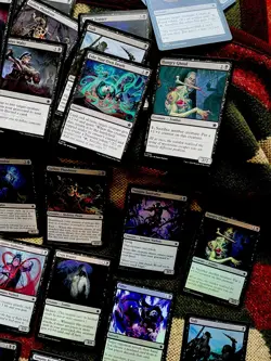 MTG LOT OF 89 total SWAMP CARDS 50 foil cards rares, special promo, - Image 2