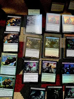 MTG LOT OF 89 total SWAMP CARDS 50 foil cards rares, special promo, - Image 5