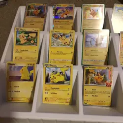 (15) Pikachu CARDS LOT VTG HOLO Raichu Stamped Pichu Halloween 25th Swirls 2 - Image 2