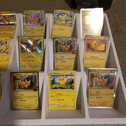 (15) Pikachu CARDS LOT VTG HOLO Raichu Stamped Pichu Halloween 25th Swirls 2 - Image 3