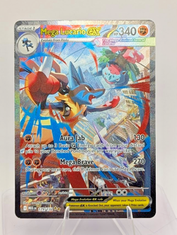Mega Lucario EX 179/132 Secret Rare Mega Evolution Pokemon Full Art Chase Card - Image 1