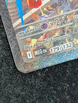 Mega Lucario EX 179/132 Secret Rare Mega Evolution Pokemon Full Art Chase Card - Image 2