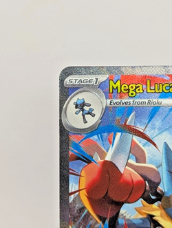 Mega Lucario EX 179/132 Secret Rare Mega Evolution Pokemon Full Art Chase Card - Image 4
