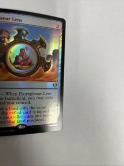 Extraplanar Lens Foil Commander Masters Card #0381 MTG LP - Image 2