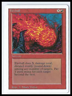 MTG TCG - Fireball Revised Edition # - Lightly played - Image 1