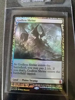 MINT Foil Godless Shrine Zendikar Expedition MTG Magic the Gathering EXP 011/045 - Image 1