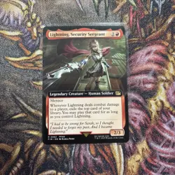 Lightning, Security Sergeant (Extended Art) Final Fantasy Regular - Image 1