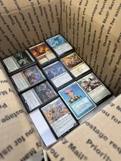 🧙17lbs+ 4200+ UNSEARCHED Magic The Gathering Bulk Lot LP/NM w/ Rares & Foils‼ - Image 3