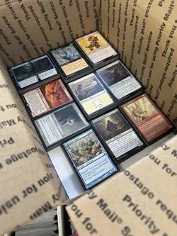 🧙17lbs+ 4200+ UNSEARCHED Magic The Gathering Bulk Lot LP/NM w/ Rares & Foils‼ - Image 4