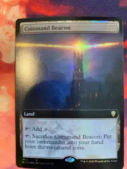 MTG Commander Legends Command Beacon Extended Art Foil - Image 1