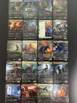 MTG Jurrasic World REX Complete Set Japanese Non Foil Ixaran Universes Beyond NM - Image 1