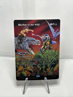 Rhythm of the Wild # 12 Foil M - Teenage Mutant Ninja Turtles TMNT MTG Mint - Image 1