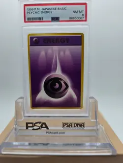 Pokemon 1996 Japanese Basic Psychic Energy PSA 9 MINT - Image 1