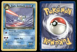 ✰ DARK GOLDUCK 37/82 UNCOMMON TEAM ROCKET POKEMON ✰ DMG - Image 1