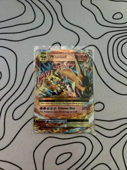 Pokemon Mega-Charizard Y Flashfire Holo Rare Card 13/108 EX - Image 1