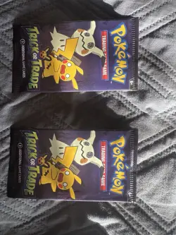 Pokemon Trick or Trade Booster Packs 2 Sealed English TCG Packs - Image 1