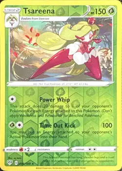 Tsareena 016/189 Rare Darkness Ablaze Pokemon Reverse Holo Near Mint - Image 1