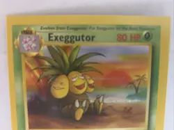 Exeggutor 35/64 Error (square Cut ) Jungle Non Holo Pokemon Card - Image 3