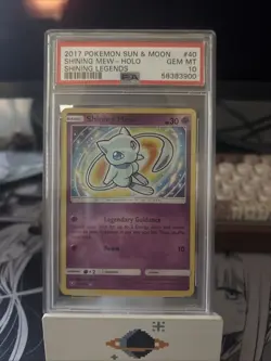 Pokemon TCG Shining Mew Holo Rare Card 40/73 Shining Legends Sun & Moon - Image 1