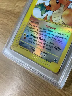 2002 Pokemon Dragonite Reverse Holo Expedition 43/165 PSA 9 English - Image 2