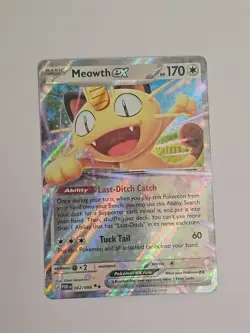Meowth ex 62/88 Double Rare Pokemon Perfect Order 2026 NM - Image 1