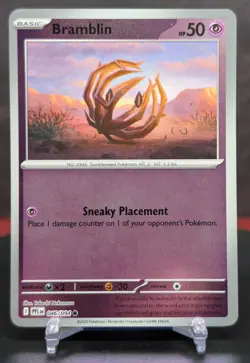 Pokemon Bramblin #046/094 English Phantasmal Flames Reverse Holo - Image 1