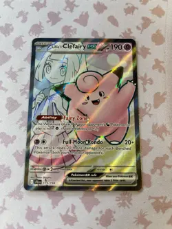 Pokemon TCG Lillie's Clefairy EX 173/159 Ultra Rare Journey Together - Image 1