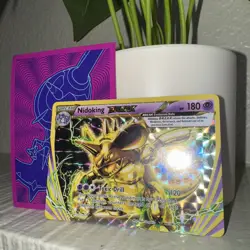 Pokemon Card 2016 Nidoking BREAK 46/108 Evolutions XY Ultra Rare Card TCG - Image 3