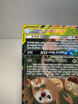 Rowlet & Alolan Exeggutor GX Holo Card 1/236 Tag Team Sm-Unified Minds - Image 5