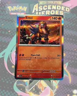 Entei 025/217 Me: Ascended Heroes Holo Pokemon TCG NM Near Mint - Image 1