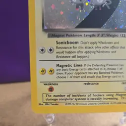Vintage Pokemon Dark Magneton Holo Rare Team Rocket 11/82 LP - Image 5