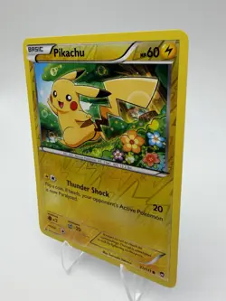 Pokemon Pikachu XY Furious Fists Reverse Holo Basic 60HP Common #27/111 2014 - Image 2