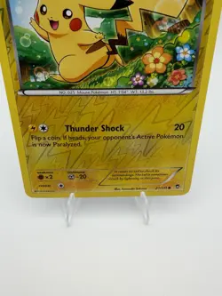 Pokemon Pikachu XY Furious Fists Reverse Holo Basic 60HP Common #27/111 2014 - Image 5