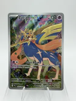 Pokemon Zacian Me02 Phantasmal Flames Holo Basic 130HP #100/094 - Image 1