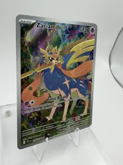 Pokemon Zacian Me02 Phantasmal Flames Holo Basic 130HP #100/094 - Image 3