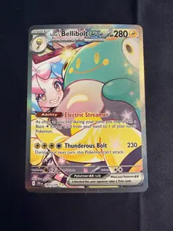 Pokemon TCG Ionos Bellibolt EX 183/159 Journey Together SIR NM - Image 1