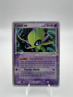 Pokemon Celebi ex NM POP Series 2 Ultra Rare Holo Basic 80HP #017/017 English - Image 1