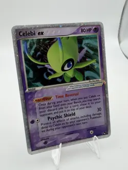 Pokemon Celebi ex NM POP Series 2 Ultra Rare Holo Basic 80HP #017/017 English - Image 3