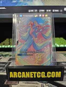 Gundam Card Game - GCG -Overflowing Affection Alt Art Foil G001-118 U+ - NM Cond - Image 1