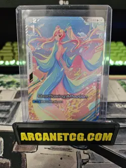 Gundam Card Game - GCG -Overflowing Affection Alt Art Foil G001-118 U+ - NM Cond - Image 5
