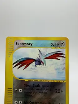 Pokemon Skarmory Expedition Base Set Holo Rare Reverse Holo #027/165 English LP - Image 4