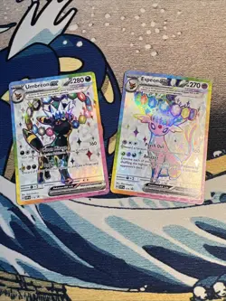Umbreon Ex 176, Espeon Ex 175 Promo Full Art - Pokemon Prismatic Evolutions - Image 1
