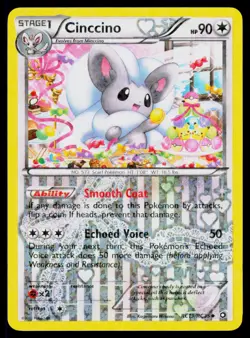 Cinccino - Holo RC19/RC25 Pokemon Legendary Treasures: Radiant Collection NM - Image 1
