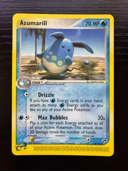 Azumarill - ex Sandstorm Uncommon 30/100 2003 LP- Pokemon - Image 1