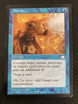 Magic: The Gathering Disrupt Weatherlight Card - Image 1