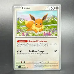 Pokemon Scarlet & Violet: Surging Sparks #143/191 Eevee - Image 1